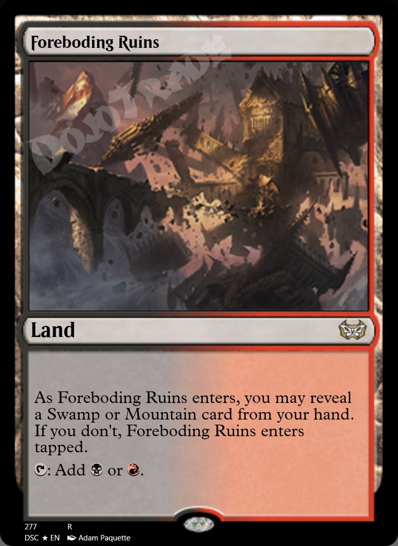 Foreboding Ruins FOIL