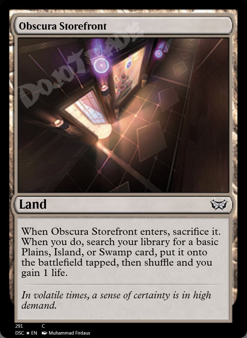 Obscura Storefront FOIL