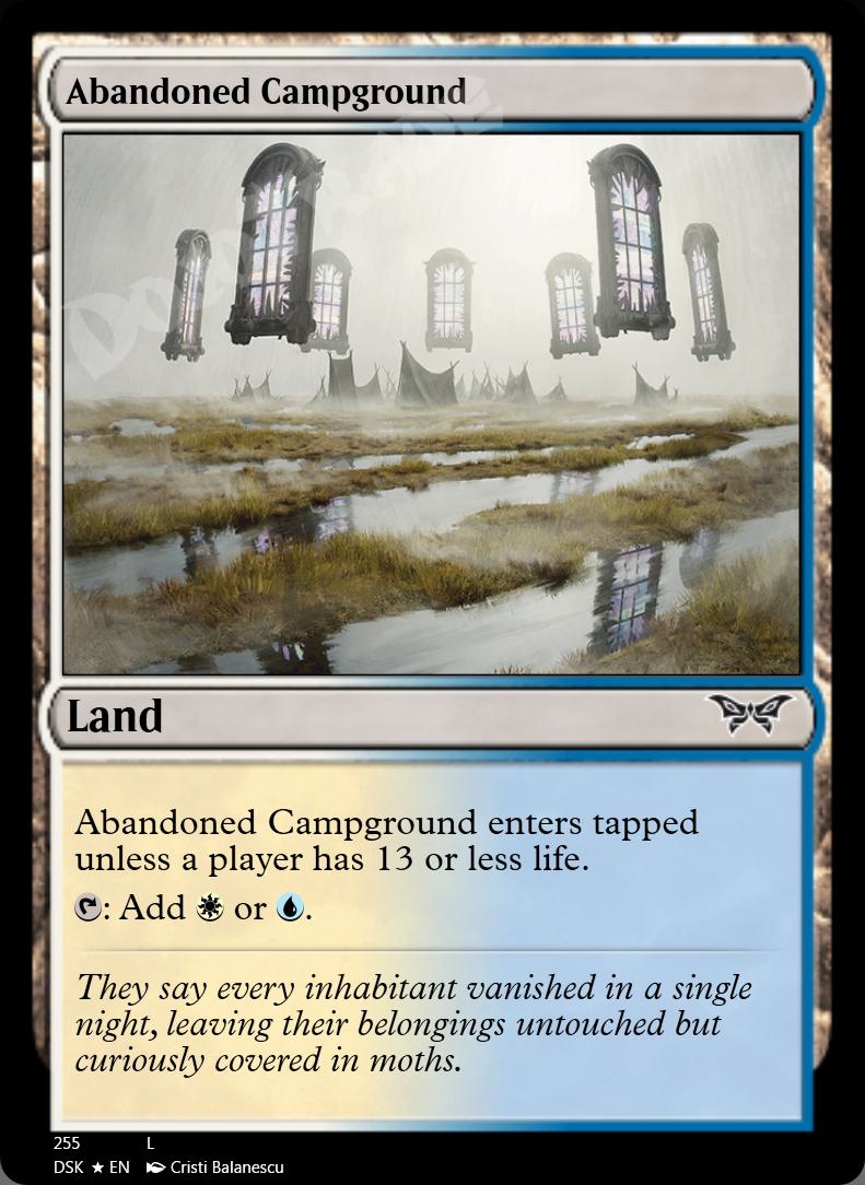 Abandoned Campground FOIL