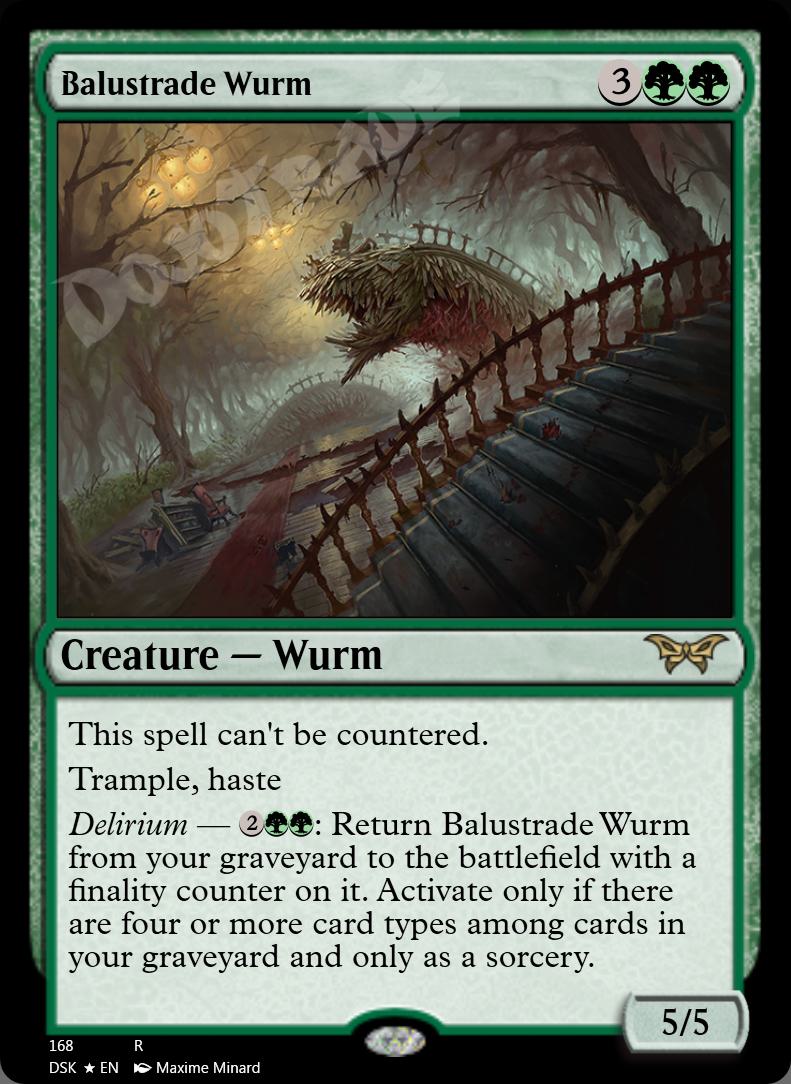 Balustrade Wurm FOIL