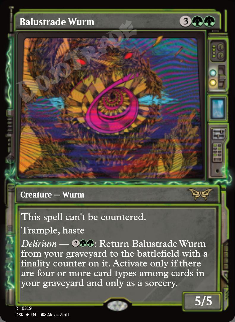 Balustrade Wurm (Showcase) FOIL