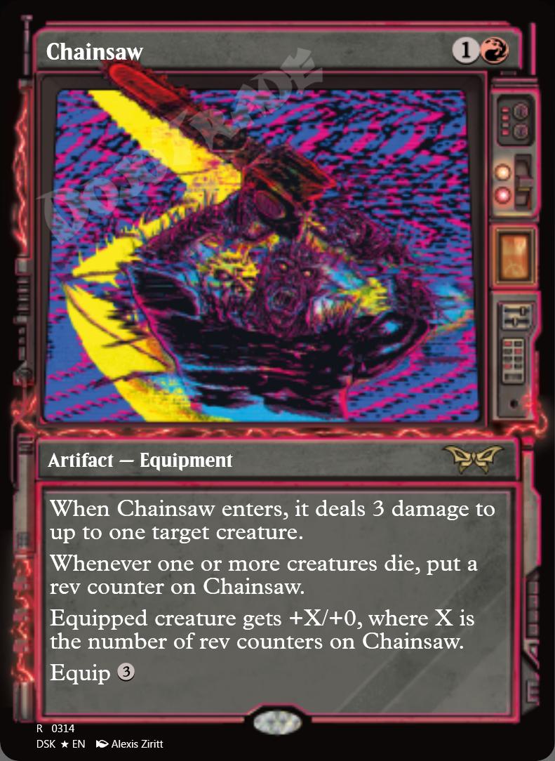 Chainsaw (Showcase) FOIL