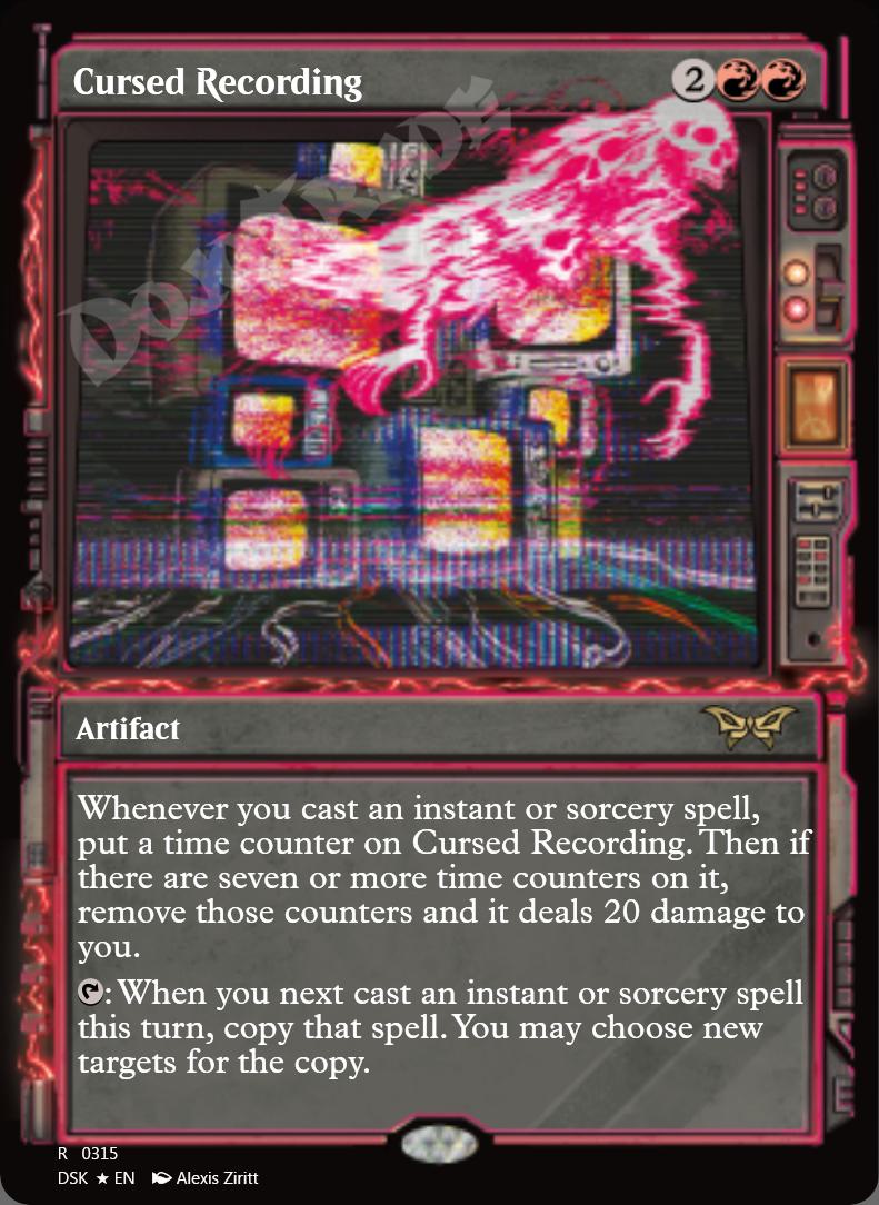 Cursed Recording (Showcase) FOIL