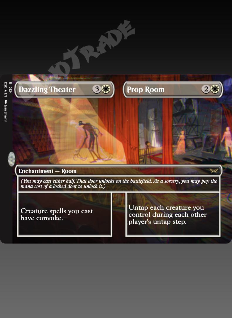 Dazzling Theater/Prop Room (Borderless) FOIL