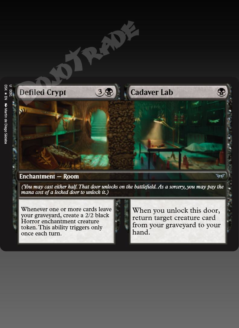 Defiled Crypt/Cadaver Lab FOIL