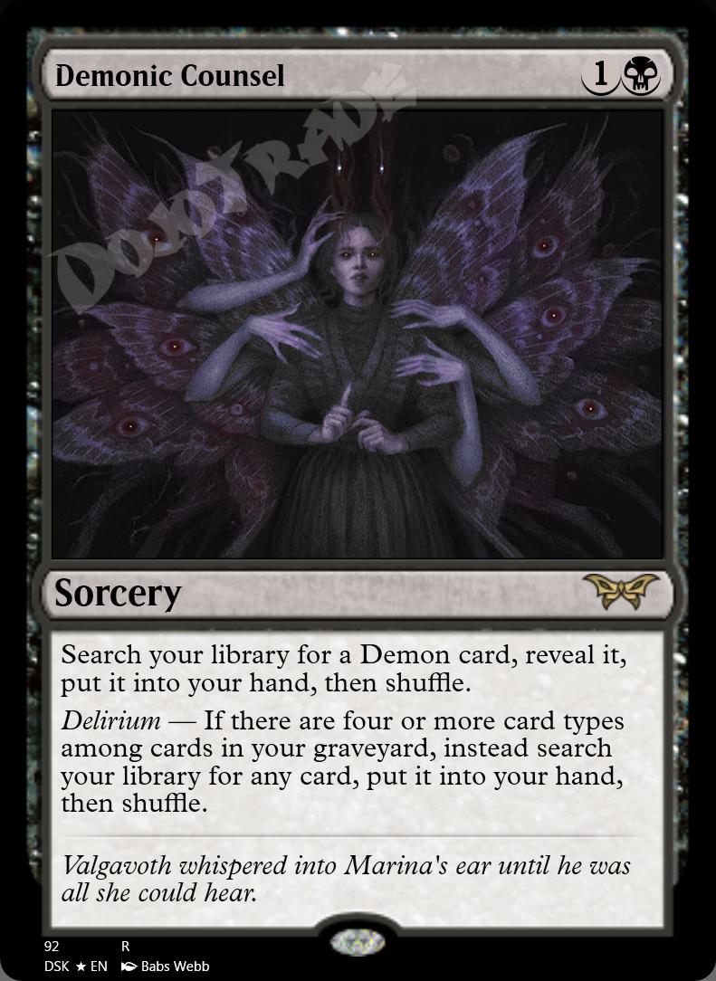 Demonic Counsel FOIL