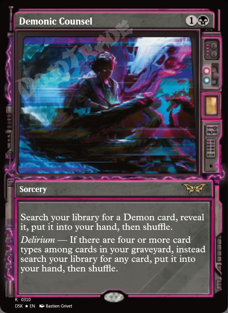 Demonic Counsel (Showcase) FOIL