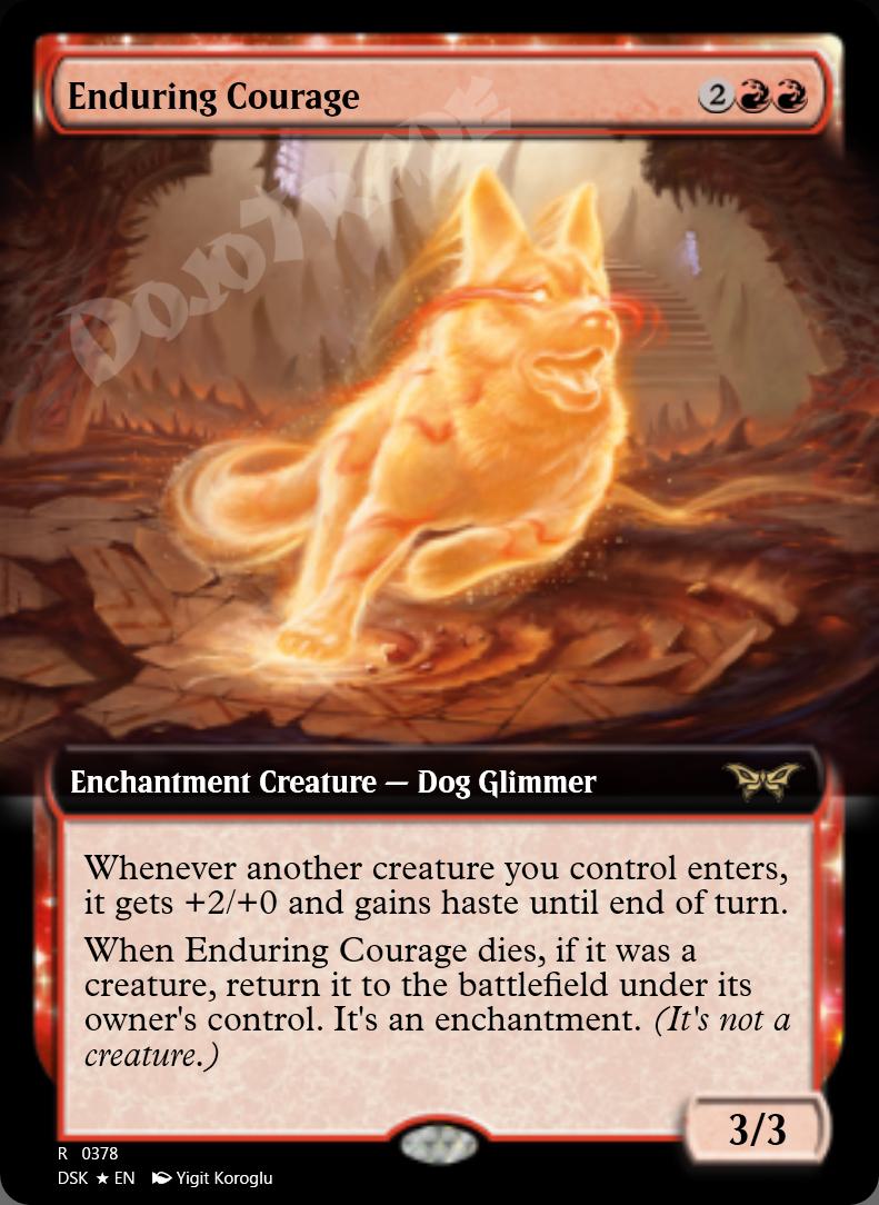 Enduring Courage (Extended Art) FOIL