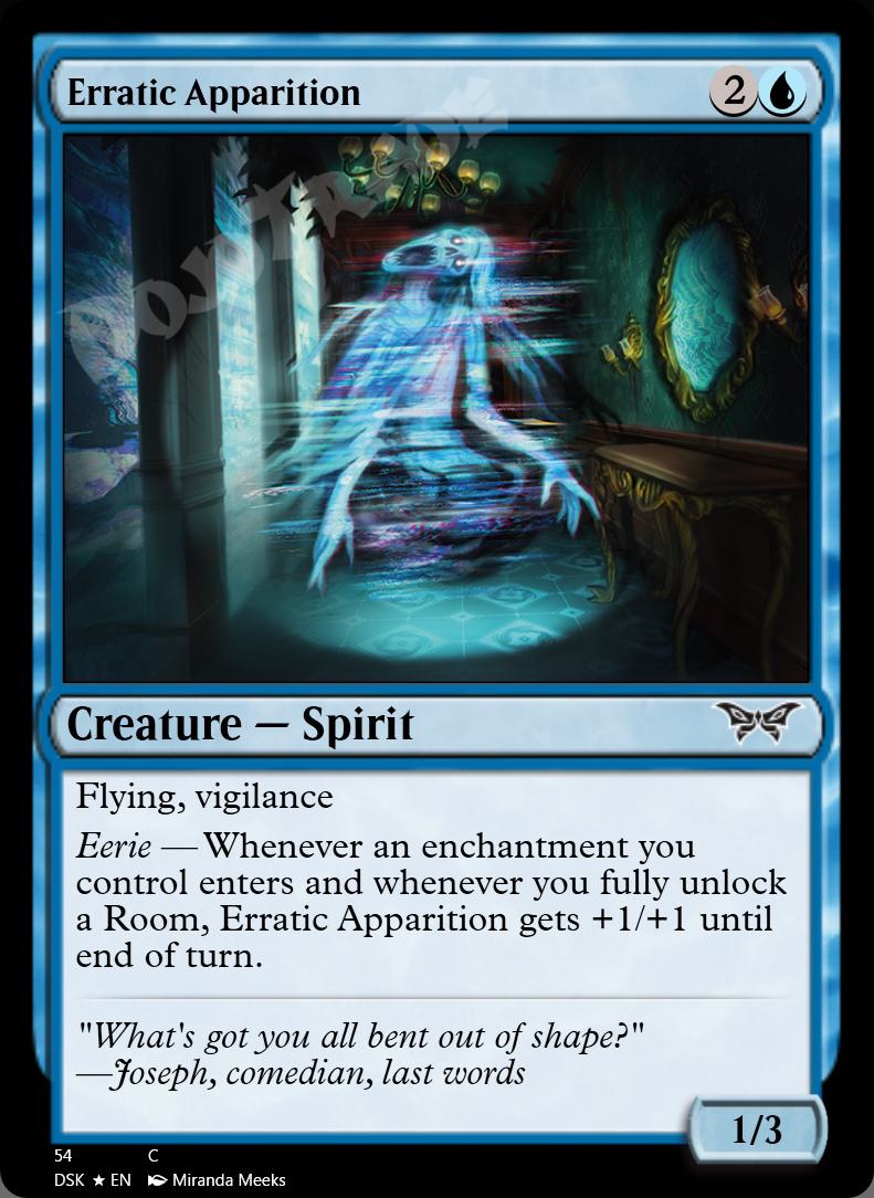 Erratic Apparition FOIL