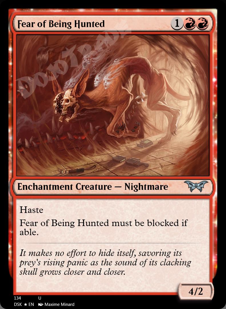 Fear of Being Hunted FOIL