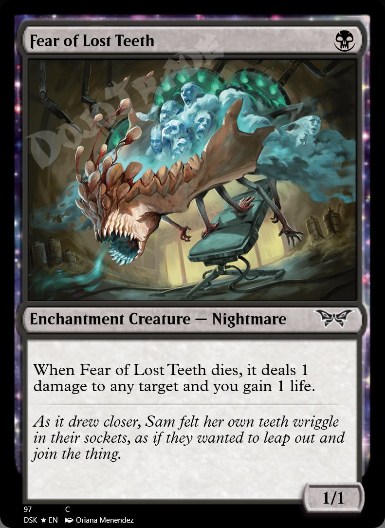 Fear of Lost Teeth FOIL