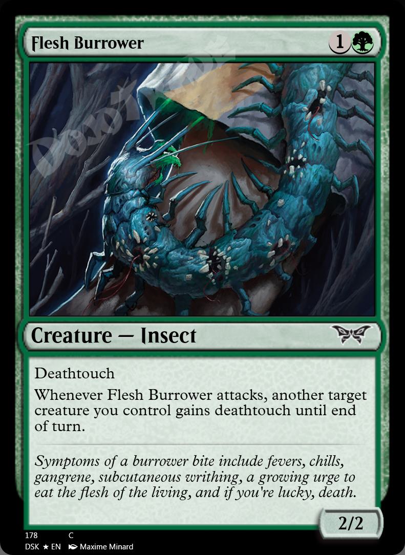 Flesh Burrower FOIL