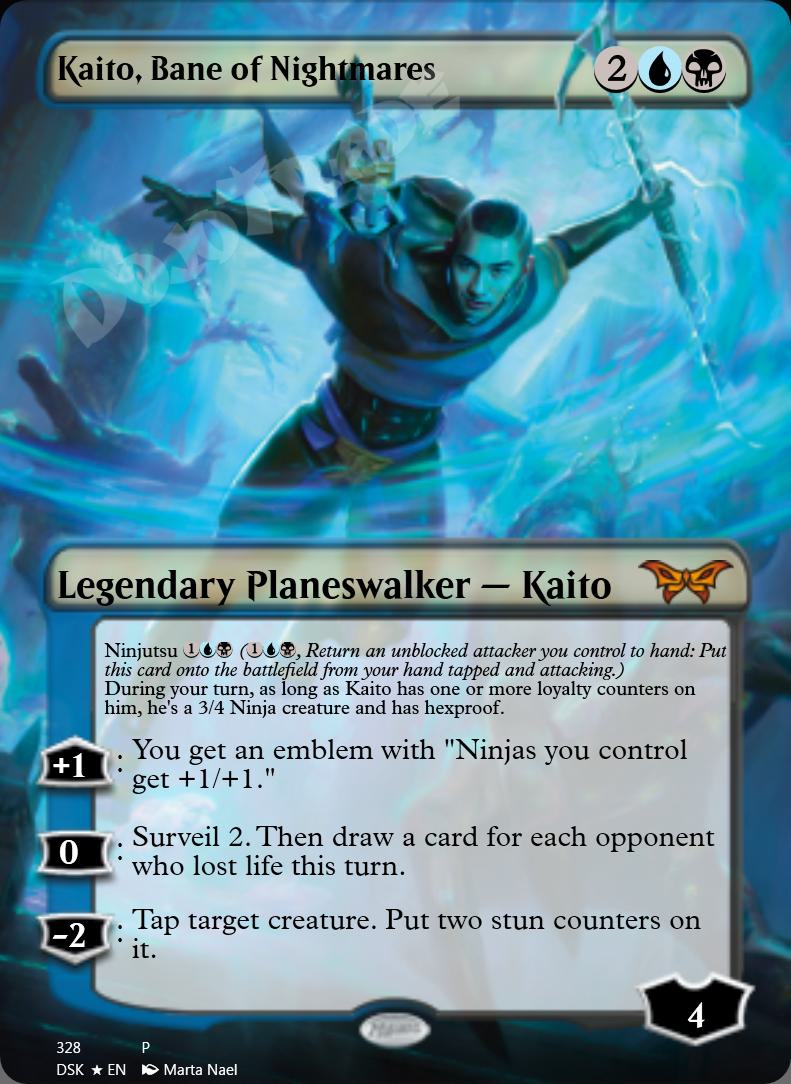 Kaito, Bane of Nightmares (Borderless) FOIL