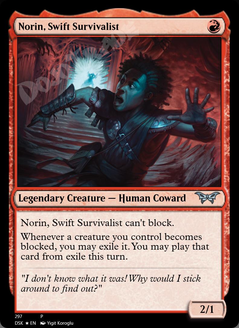 Norin, Swift Survivalist (Lurking Evil) FOIL