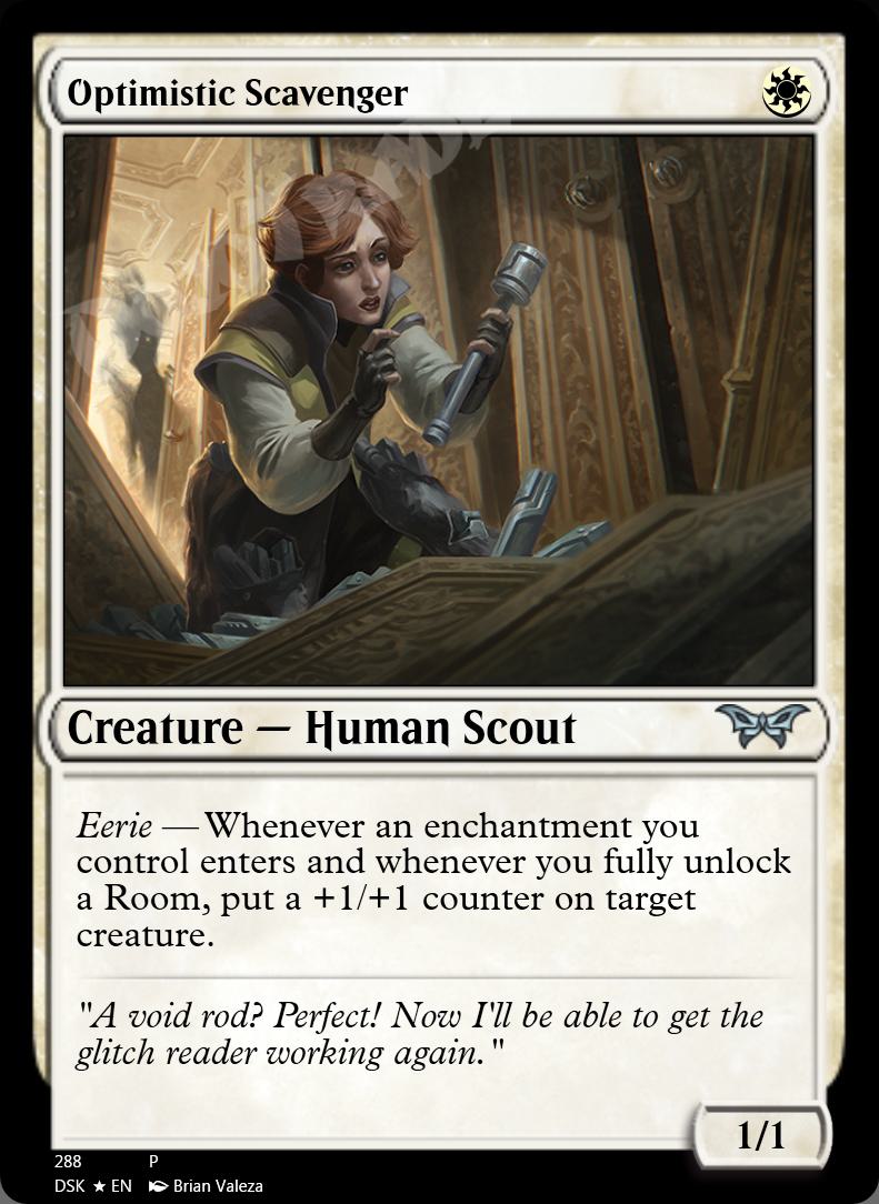 Optimistic Scavenger (Lurking Evil) FOIL