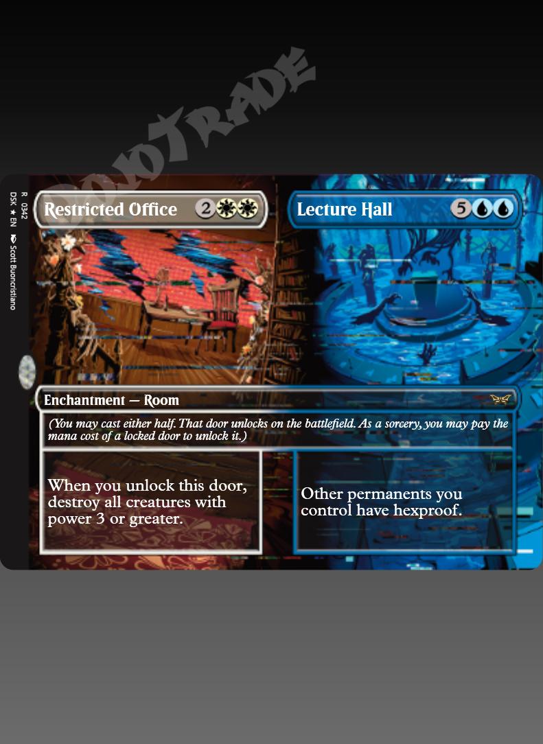 Restricted Office/Lecture Hall (Borderless) FOIL