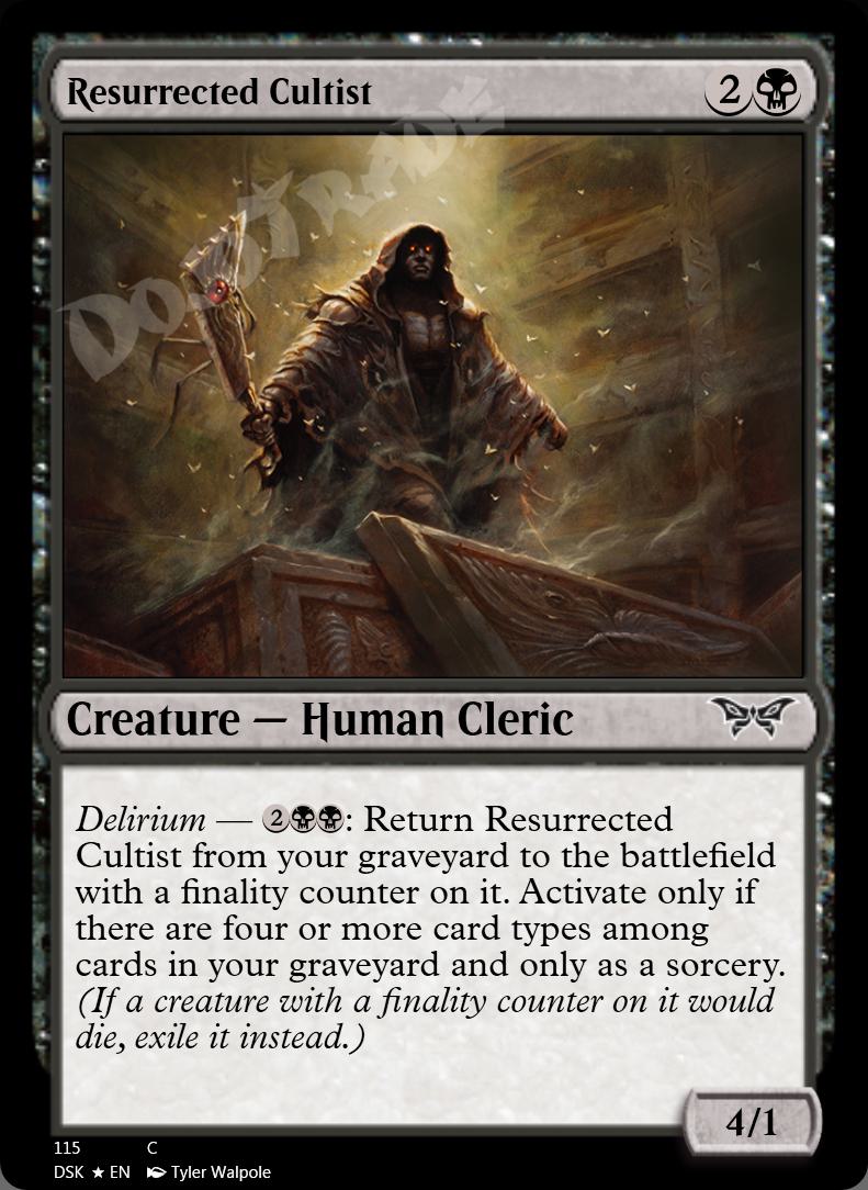 Resurrected Cultist FOIL