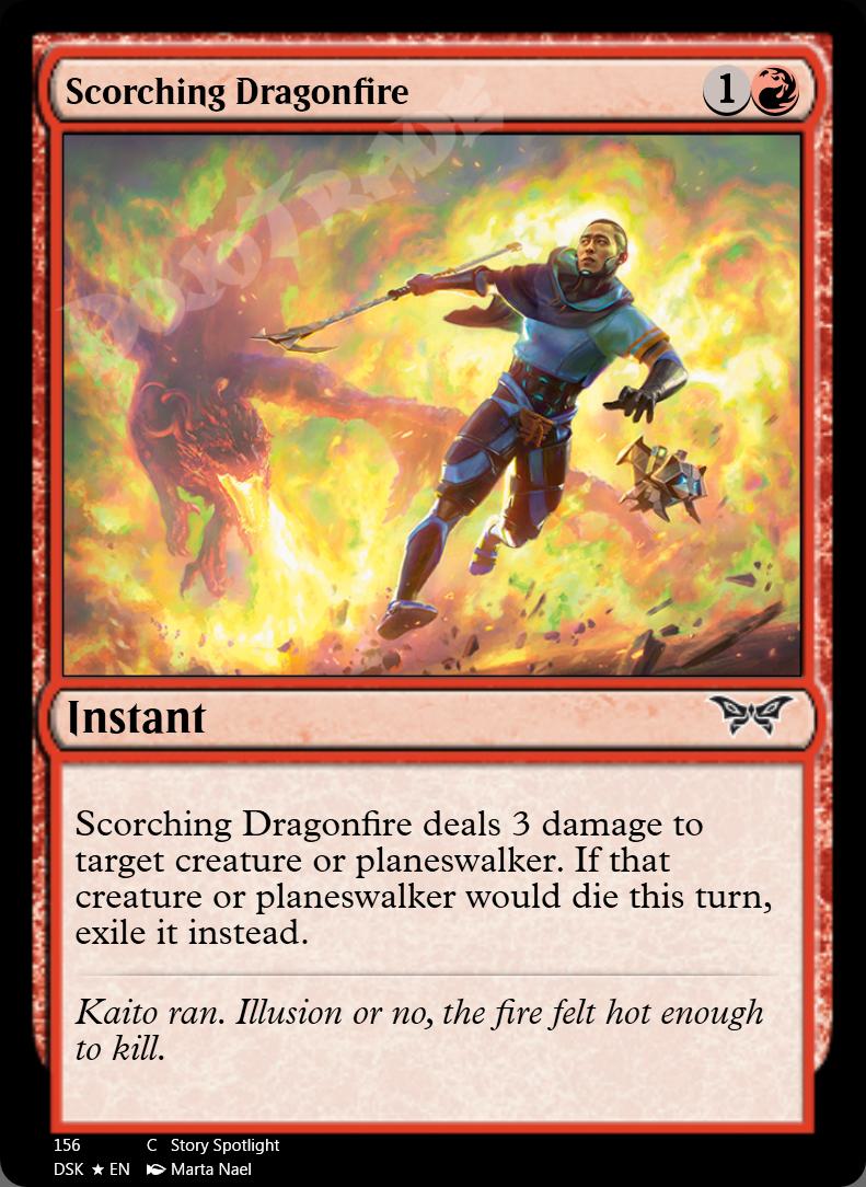 Scorching Dragonfire FOIL