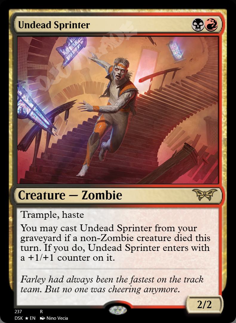 Undead Sprinter FOIL