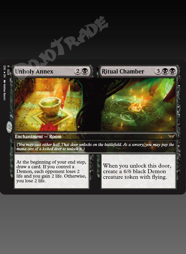 Unholy Annex/Ritual Chamber FOIL