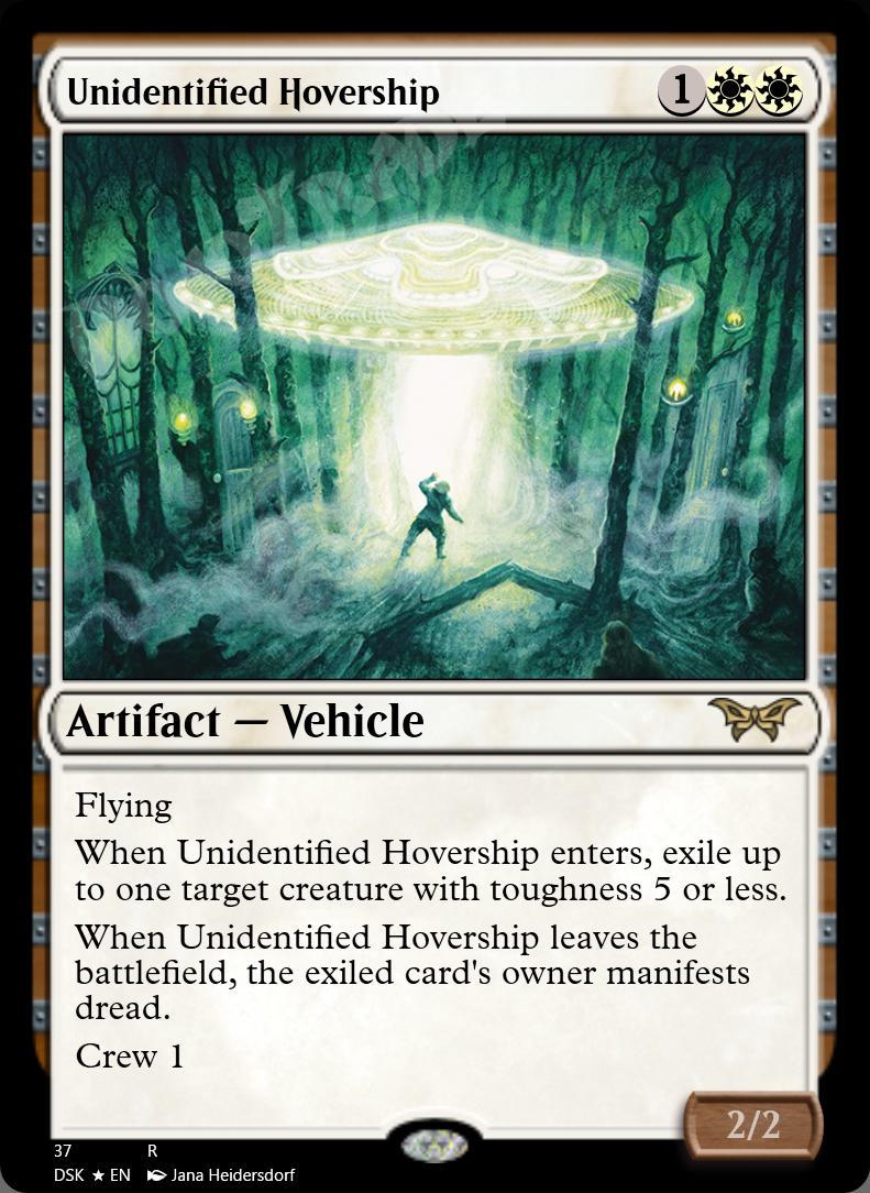 Unidentified Hovership FOIL