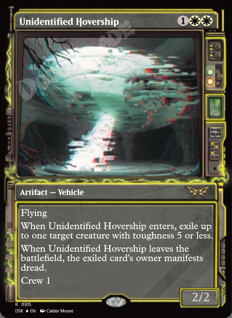 Unidentified Hovership (Showcase) FOIL