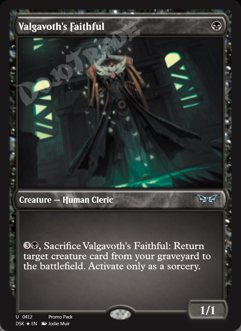 Valgavoth's Faithful (Promo) FOIL