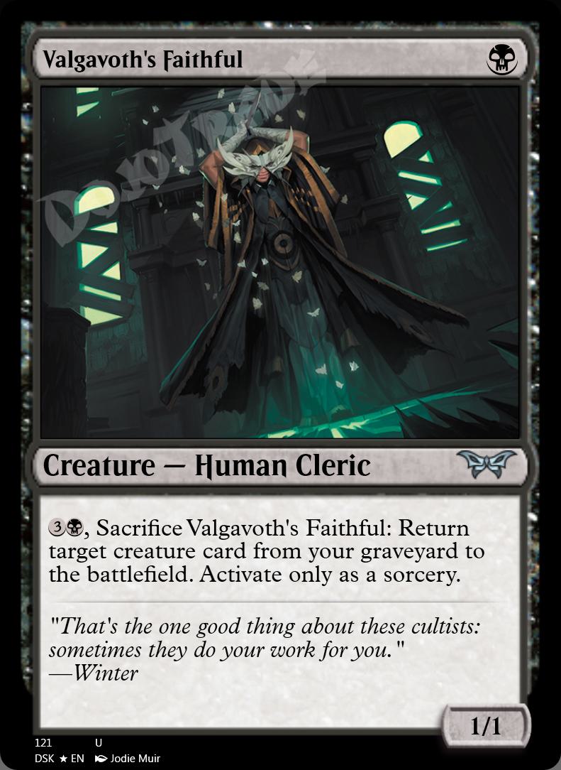 Valgavoth's Faithful FOIL