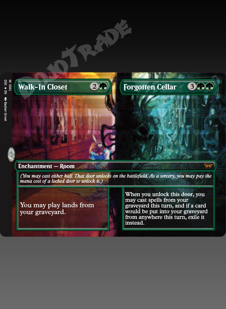 Walk-In Closet/Forgotten Cellar (Borderless) FOIL