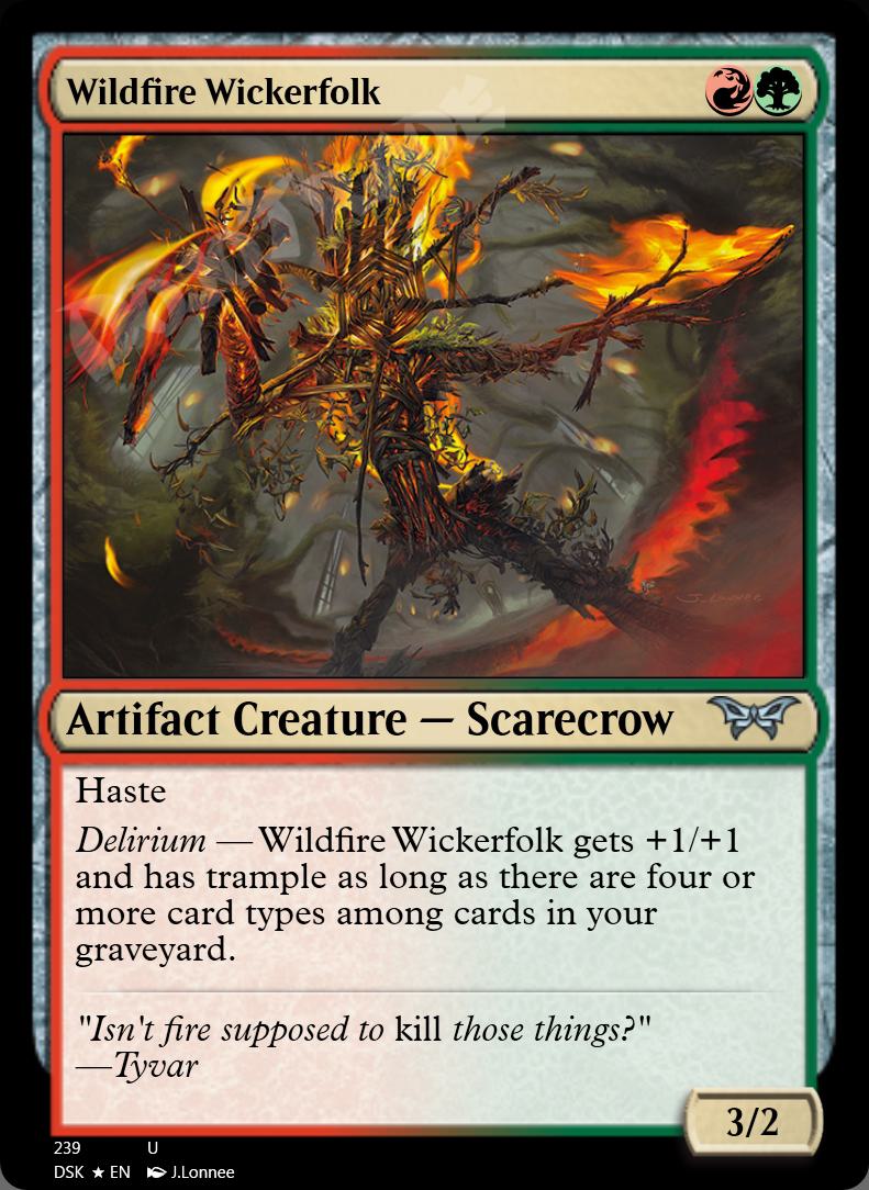 Wildfire Wickerfolk FOIL