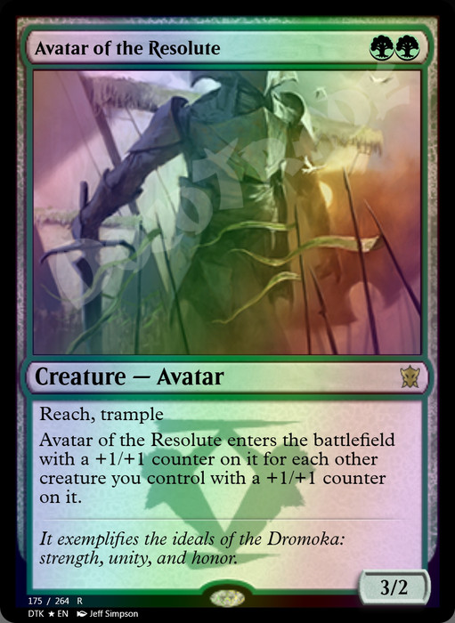 Avatar of the Resolute FOIL