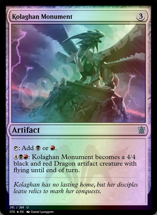 Kolaghan Monument FOIL