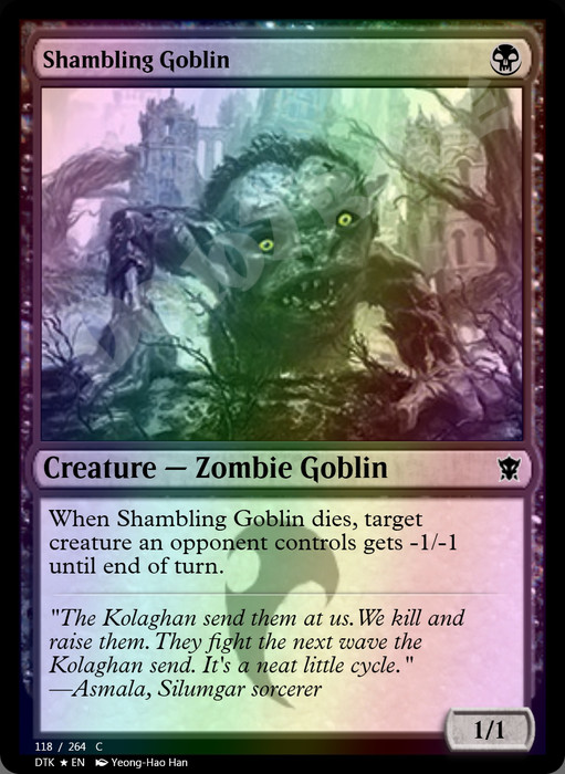 Shambling Goblin FOIL