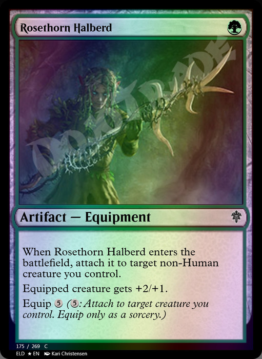 Rosethorn Halberd FOIL