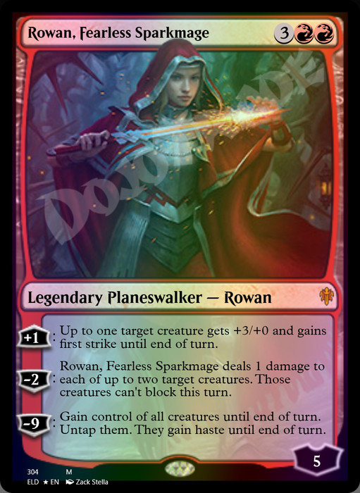 Rowan, Fearless Sparkmage FOIL