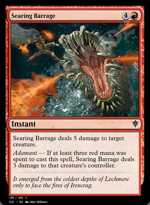 Searing Barrage