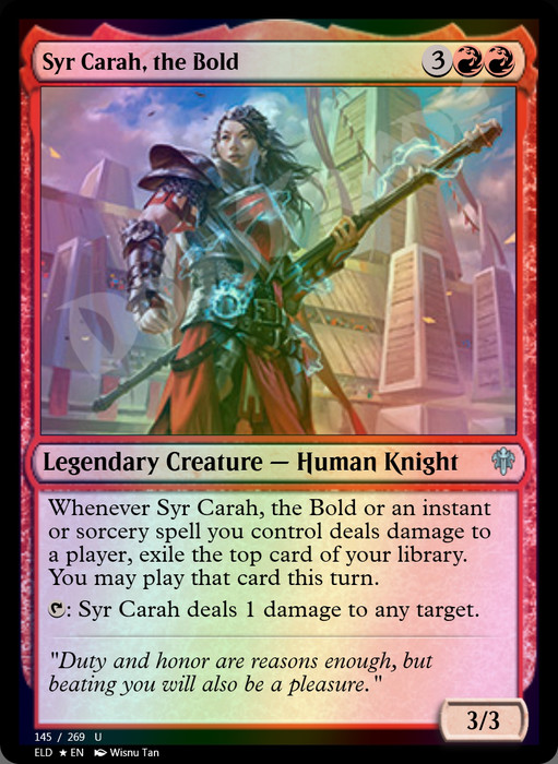 Syr Carah, the Bold FOIL