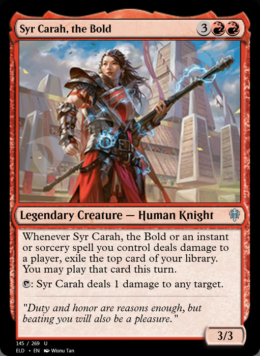 Syr Carah, the Bold