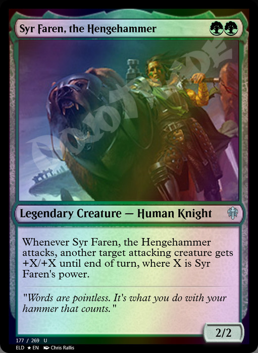 Syr Faren, the Hengehammer FOIL