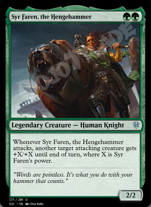 Syr Faren, the Hengehammer