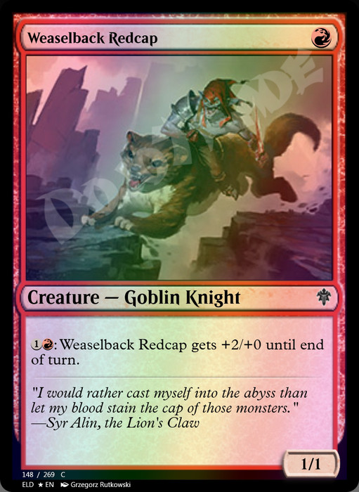 Weaselback Redcap FOIL