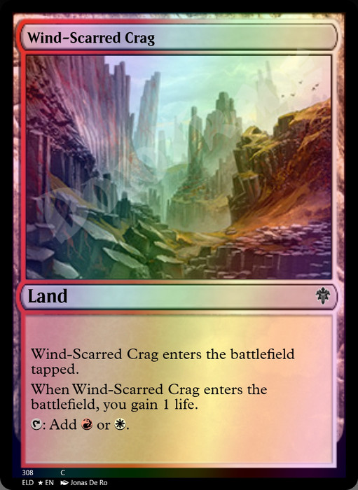 Wind-Scarred Crag FOIL