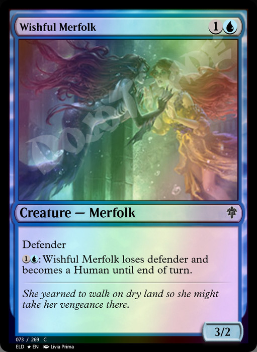 Wishful Merfolk FOIL