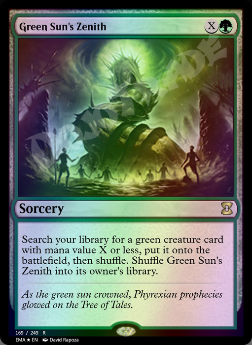 Green Sun's Zenith FOIL