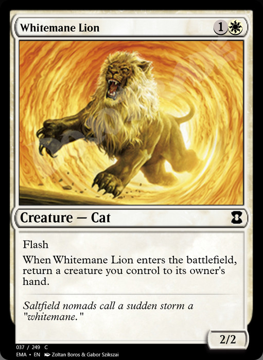 Whitemane Lion