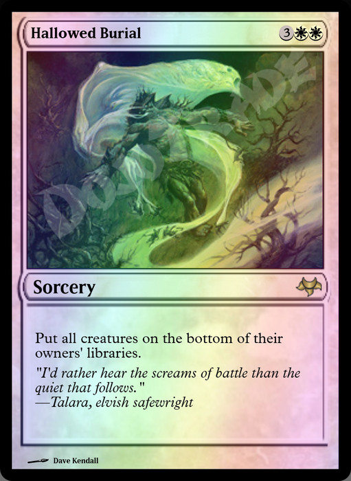 Hallowed Burial FOIL