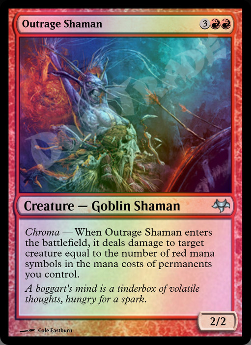 Outrage Shaman FOIL