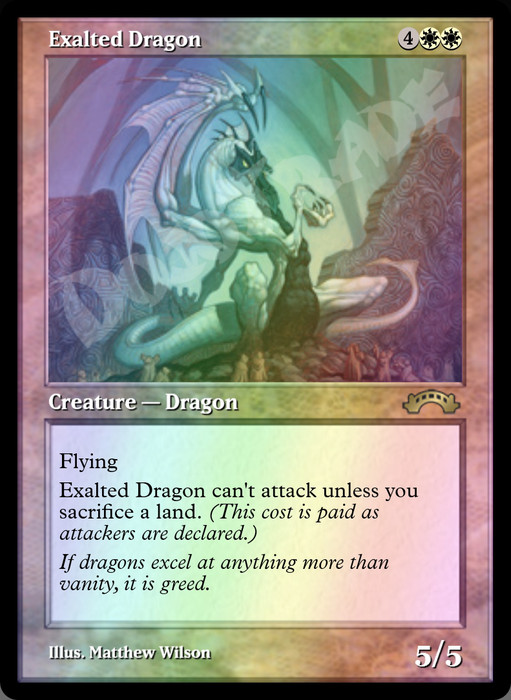 Exalted Dragon FOIL