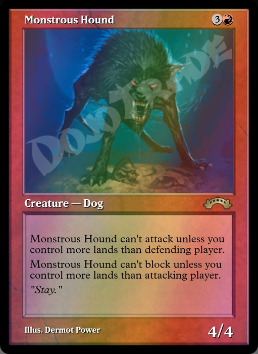 Monstrous Hound FOIL