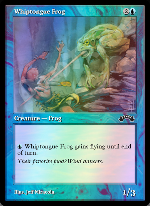 Whiptongue Frog FOIL